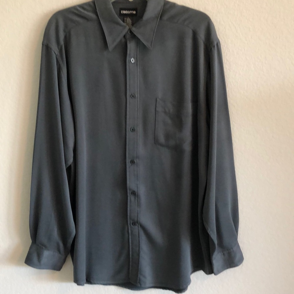 Claiborne men’s LS button down dress shirt